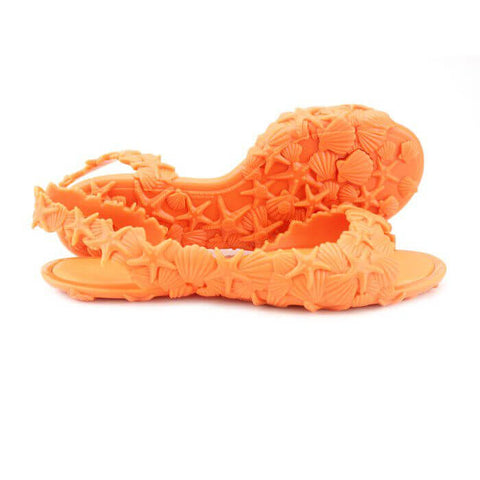 comfortable and eco-friendly Women's neon orange footwear