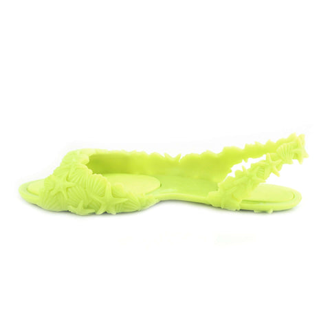 Vibrant Colored Neon Yellow Sandals for Women